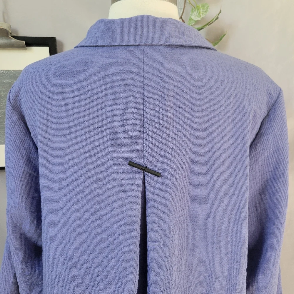 Habitat Clothes to Live Textured Button Front Cardigan Jacket Purple L - Picture 4 of 15